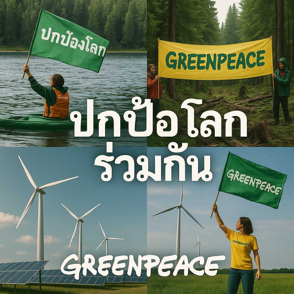 ทำความรู้จักกับ Greenpeace องค์กรที่ต่อสู้เพื่อสิ่งแวดล้อมทั่วโลก