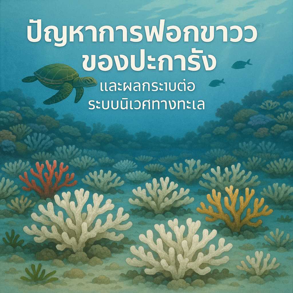 ปะการังฟอกขาวสาเหตุและผลกระทบต่อระบบนิเวศทางทะเล