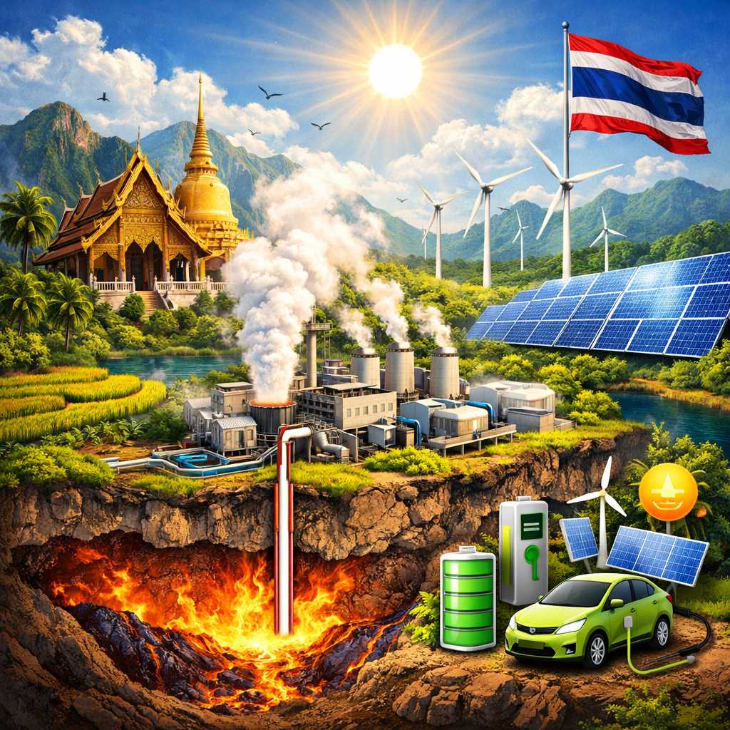 พลังงานใต้พิภพและอนาคตของพลังงานทดแทนในประเทศไทย