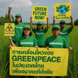 การเคลื่อนไหวของ Greenpeace ในประเทศไทยเพื่ออนาคตที่ยั่งยืน