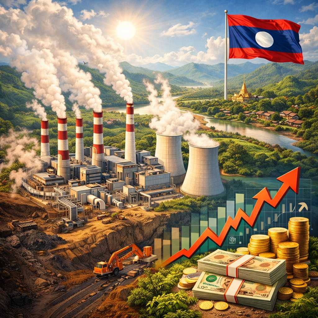 โรงไฟฟ้าหงสาแหล่งพลังงานสำคัญของประเทศลาวและผลกระทบต่อเศรษฐกิจ