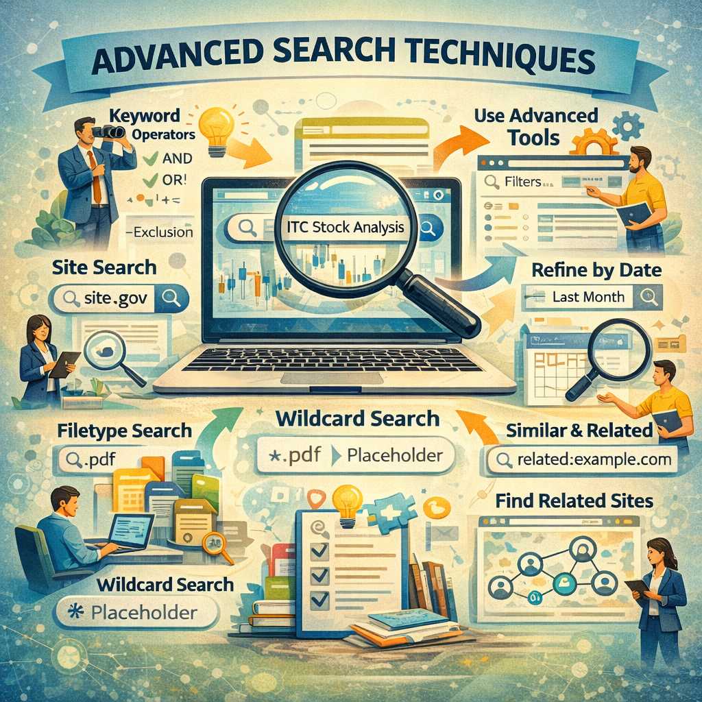 เทคนิคการค้นหาขั้นสูงเพื่อเพิ่มประสิทธิภาพในการค้นหาข้อมูล