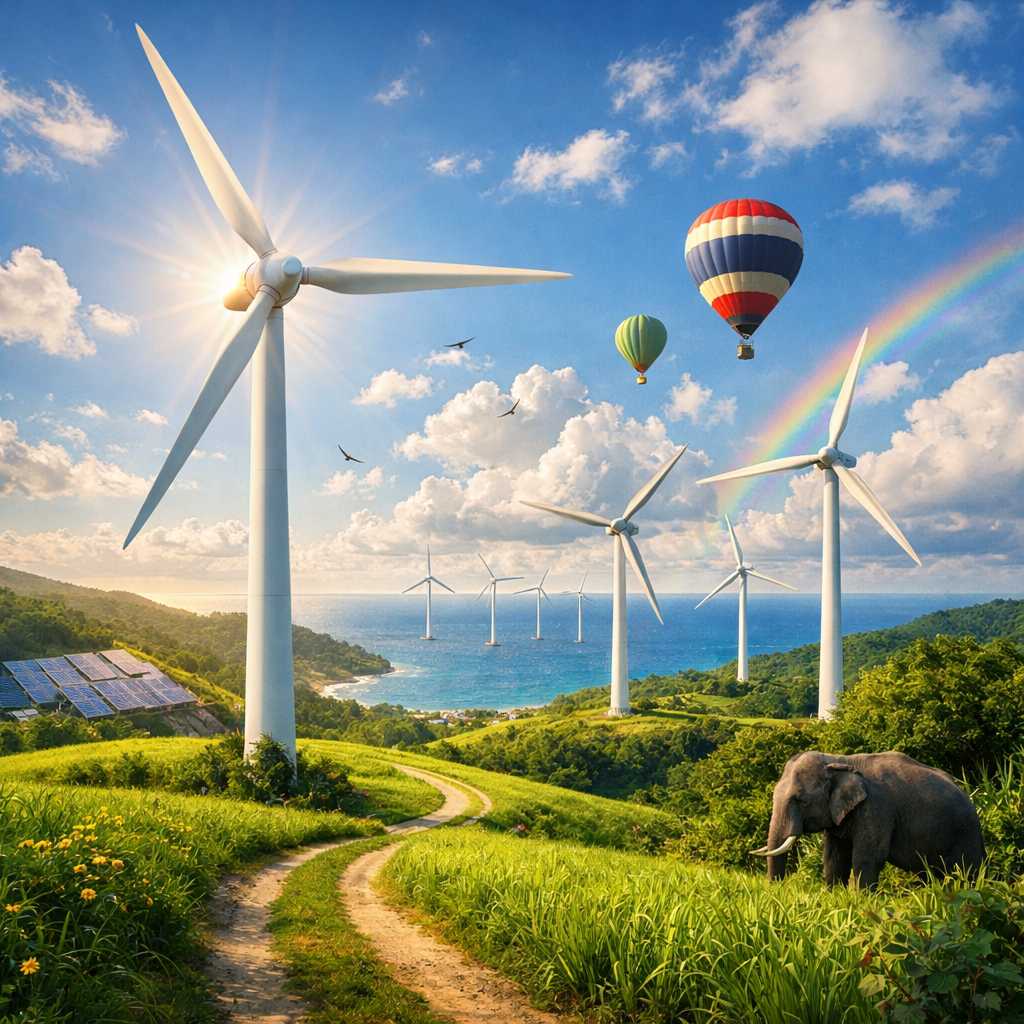 พลังงานลม คือ แหล่งพลังงานทดแทนที่ยั่งยืนและเป็นมิตรกับสิ่งแวดล้อม