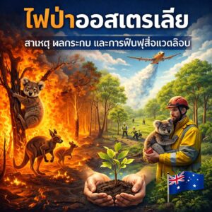 ไฟป่าออสเตรเลียสาเหตุผลกระทบและการฟื้นฟูสิ่งแวดล้อม