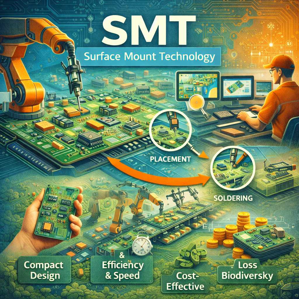ทำความรู้จักกับ SMT และความสำคัญในอุตสาหกรรมอิเล็กทรอนิกส์